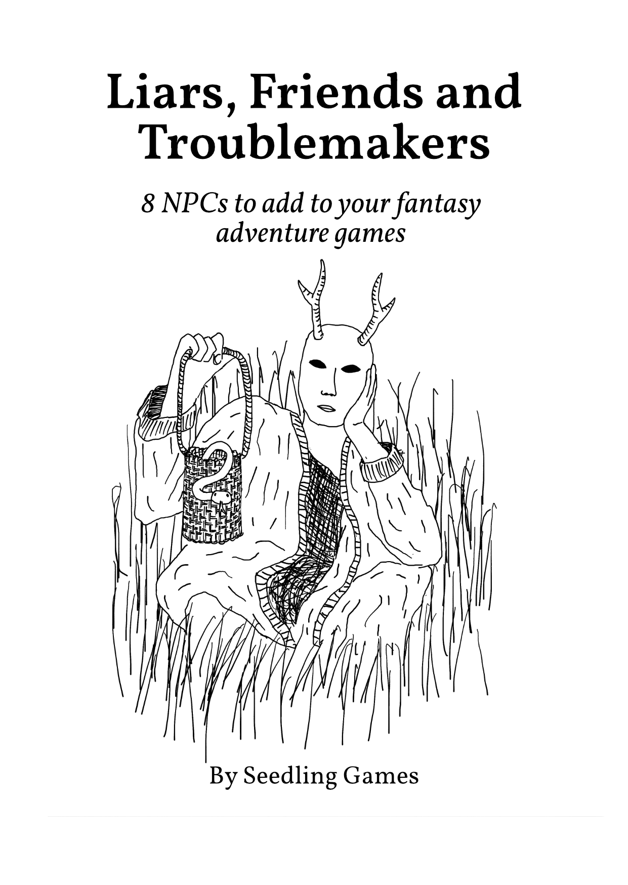 Cover of the supplement 'Liars, friends and troublemakers'